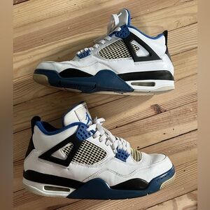 Air Jordan 4 Motorsports Retro Mens Sneakers Size 10.5‎